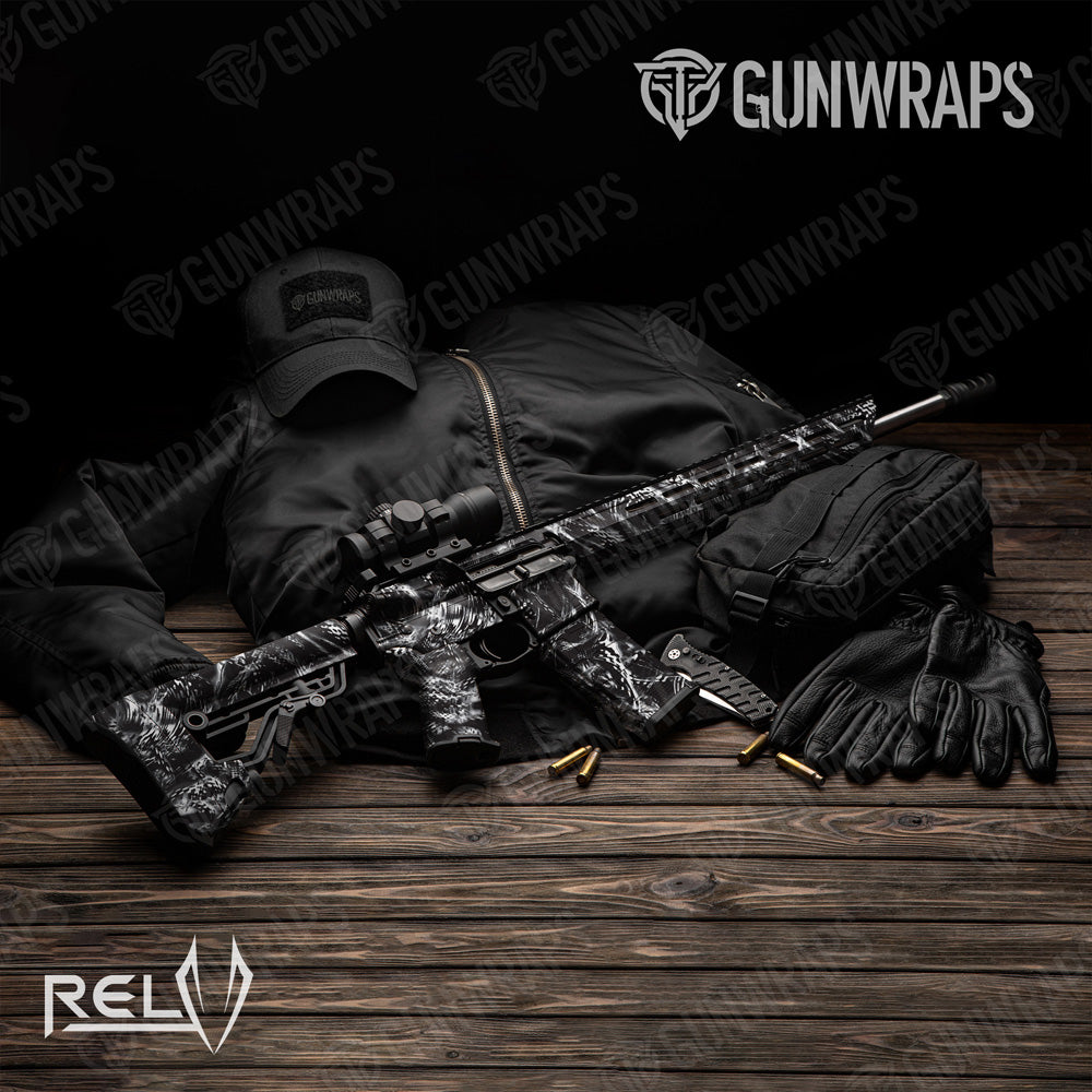 AR 15 RELV Medusa Camo Gun Skin Vinyl Wrap Film