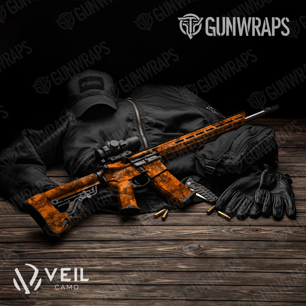 AR 15 Veil Stoke Blaze Camo Gun Skin Vinyl Wrap