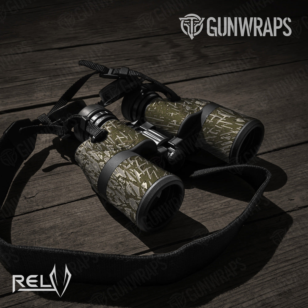 Binocular RELV Dynohyde Camo Gear Skin Vinyl Wrap Film