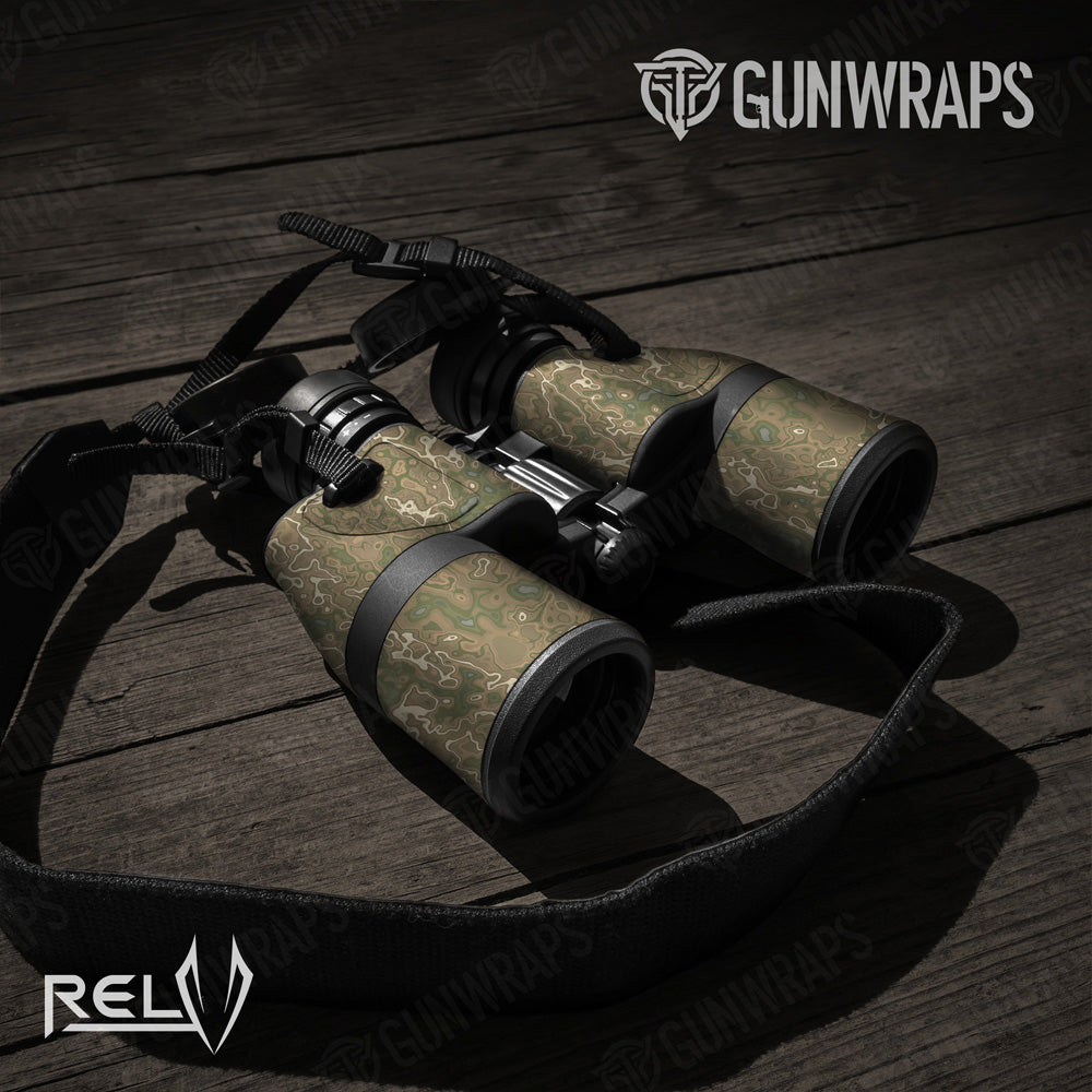 Binocular RELV Moab Camo Gear Skin Vinyl Wrap Film