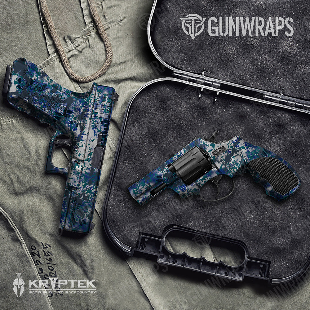 Handgun Kryptek Obskura Oceanus Camo Gun Skin Vinyl Wrap