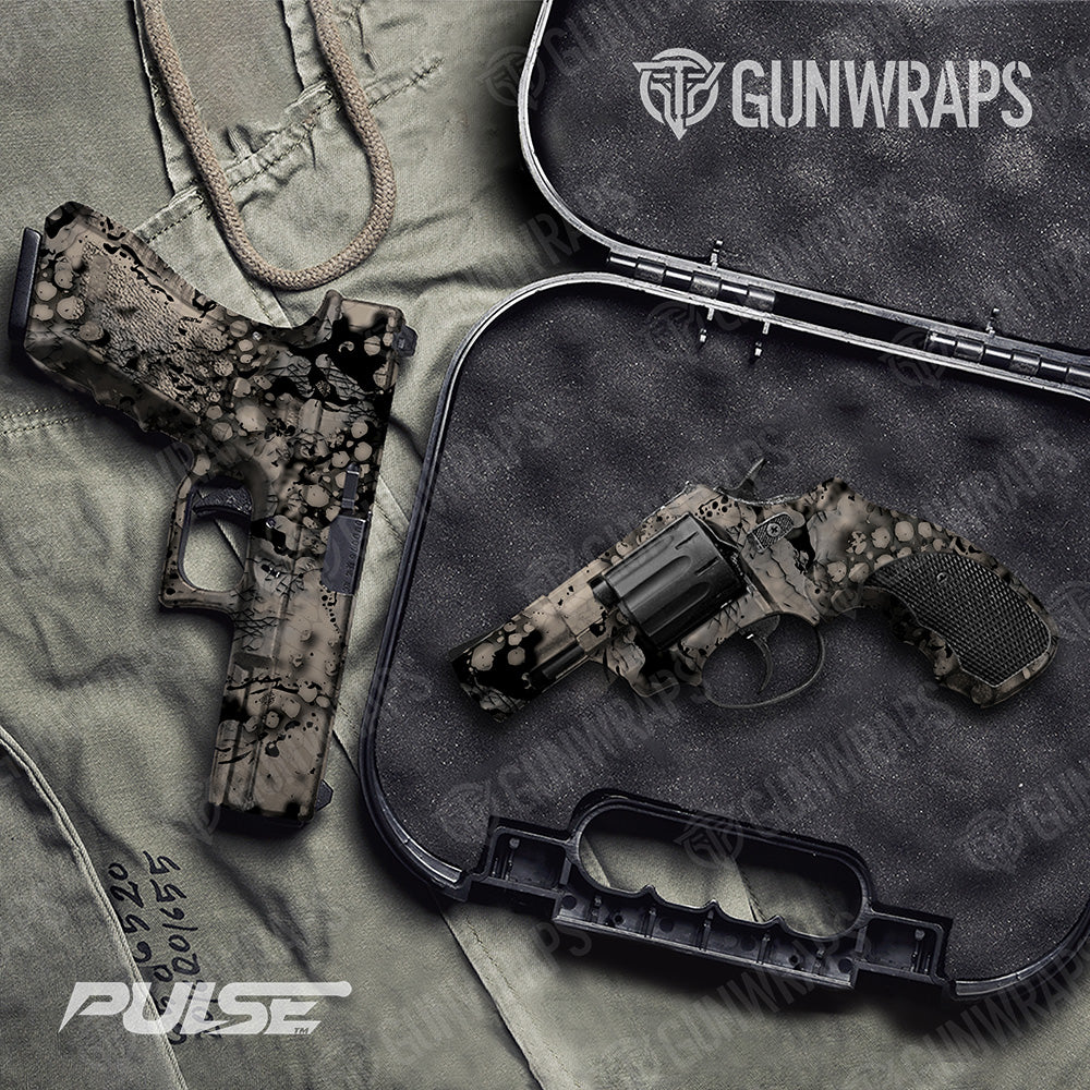 Pistol & Revolver Pulse Apocalyptic Camo Gun Skin Vinyl Wrap