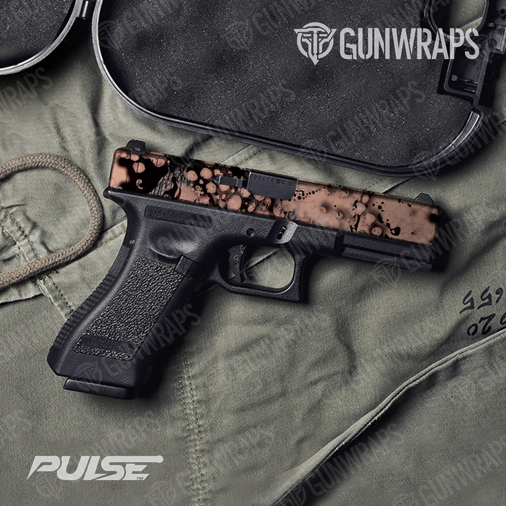 Pistol Slide Pulse Coral Camo Gun Skin Vinyl Wrap