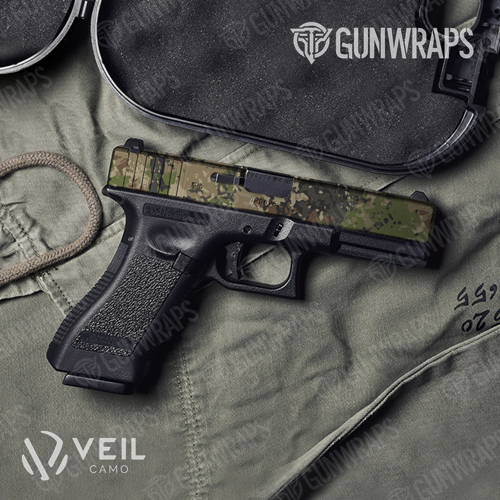 Pistol Slide Veil Summit Camo Gun Skin Vinyl Wrap