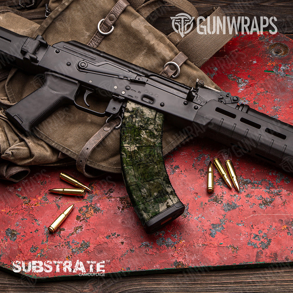 AK 47 Mag Substrate Shift Camo Gun Skin Vinyl Wrap Film
