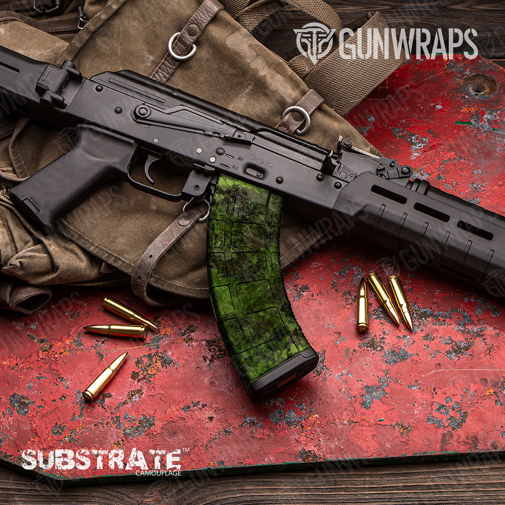 AK 47 Mag Substrate Subtropic Camo Gun Skin Vinyl Wrap Film