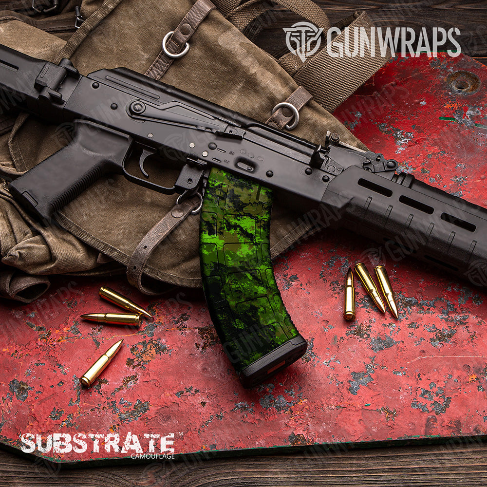 AK 47 Mag Substrate Saskatoon Camo Gun Skin Vinyl Wrap Film