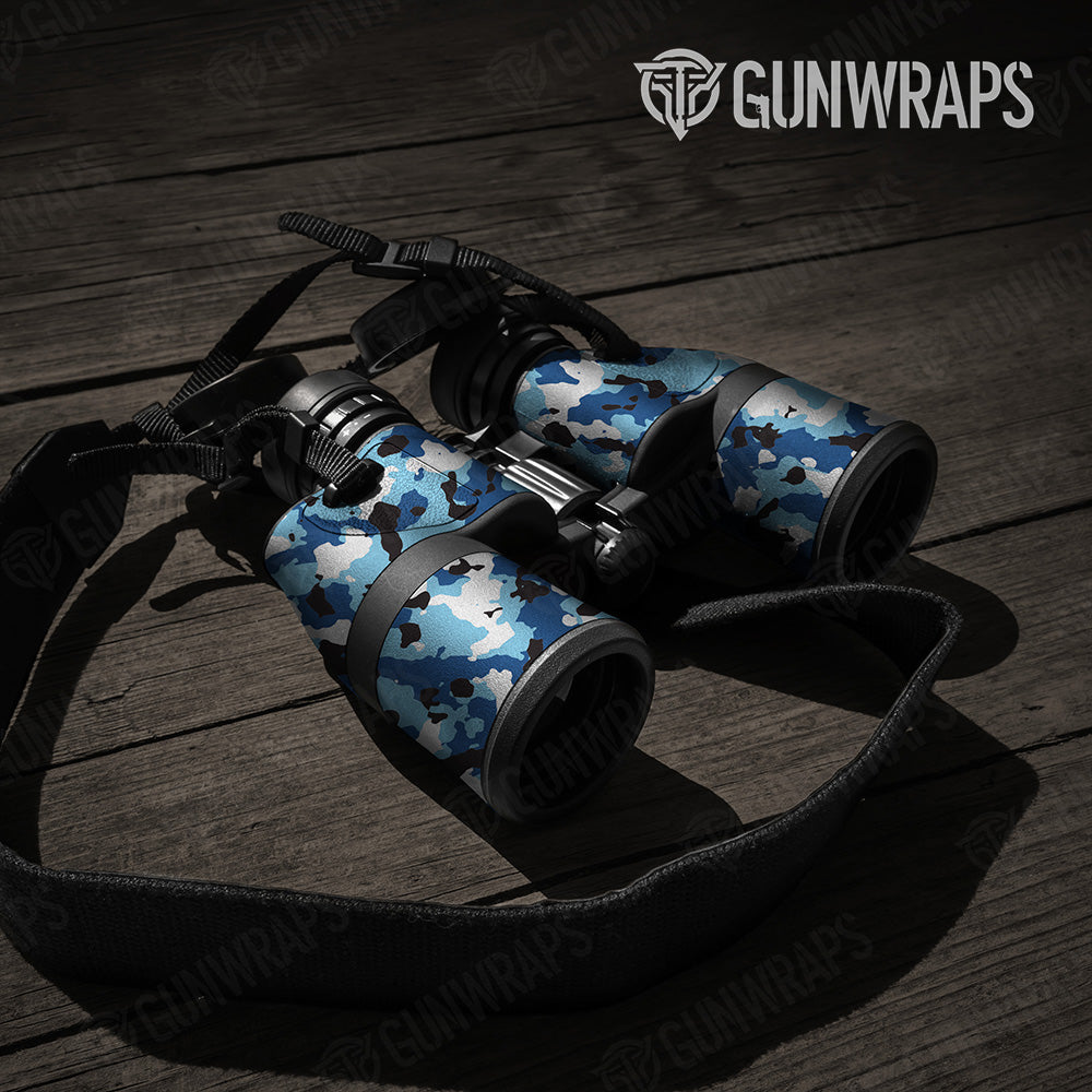 Cumulus Baby Blue Camo Binocular Gear Skin Vinyl Wrap