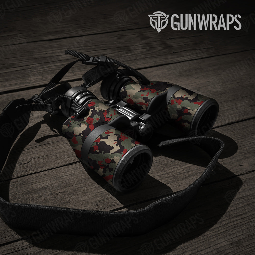 Cumulus Militant Red Camo Binocular Gear Skin Vinyl Wrap