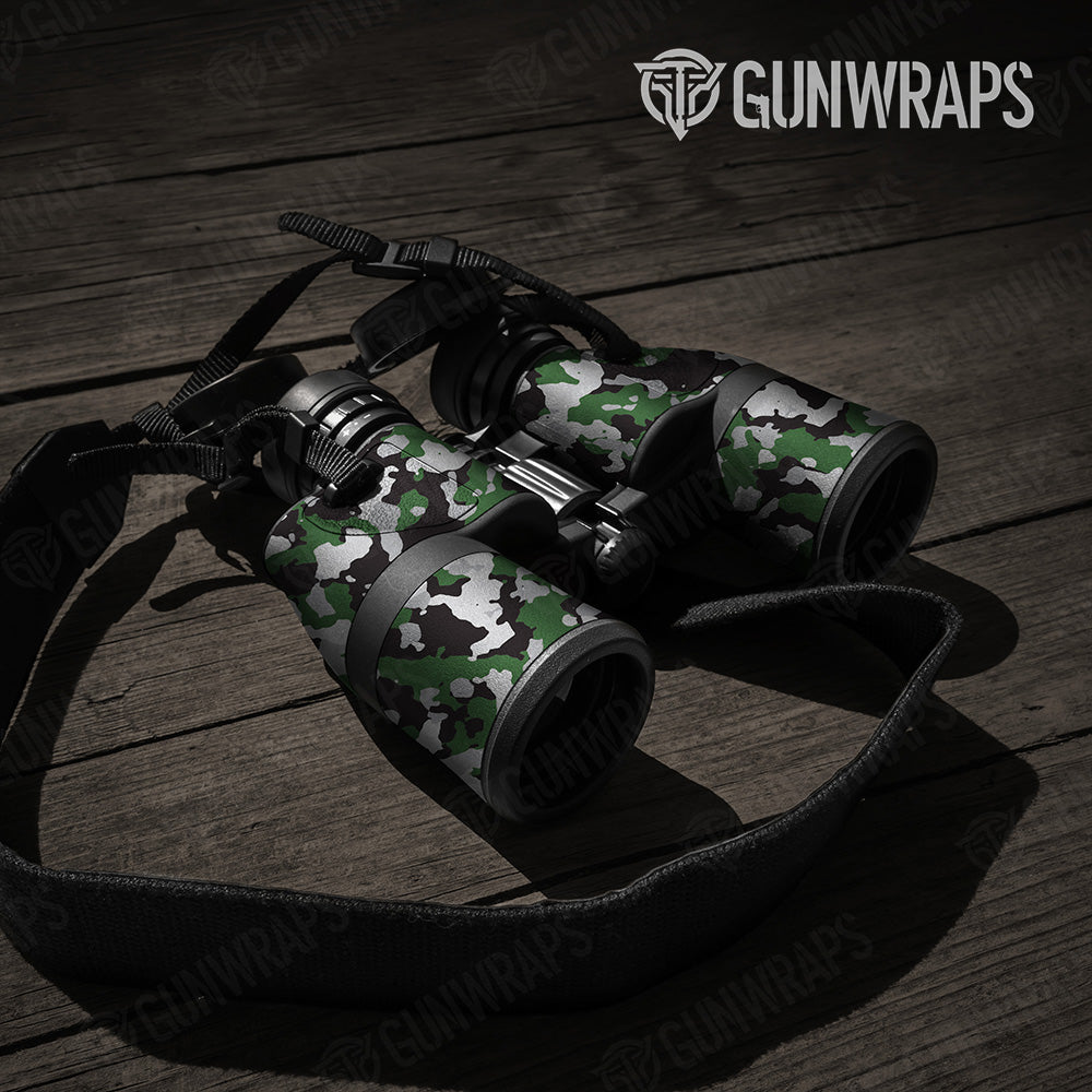 Cumulus Green Tiger Camo Binocular Gear Skin Vinyl Wrap