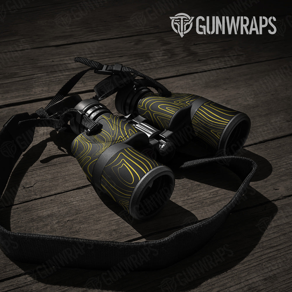 Damascus Yellow Binocular Gear Skin Vinyl Wrap
