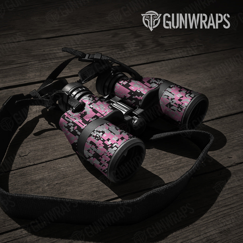 Digital Pink Tiger Camo Binocular Gear Skin Vinyl Wrap