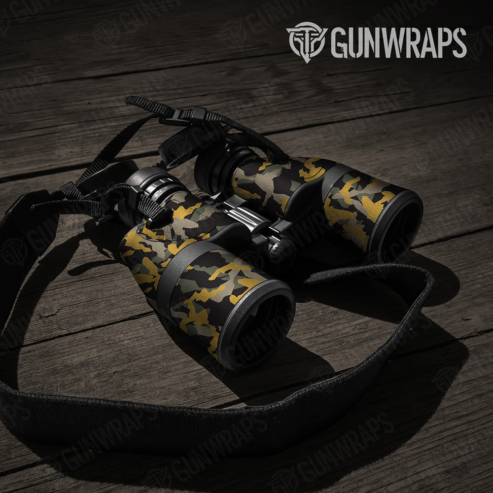 Erratic Militant Yellow Camo Binocular Gear Skin Vinyl Wrap