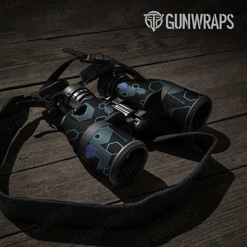 Hex DNA Midnight Frost Binocular Gear Skin Vinyl Wrap