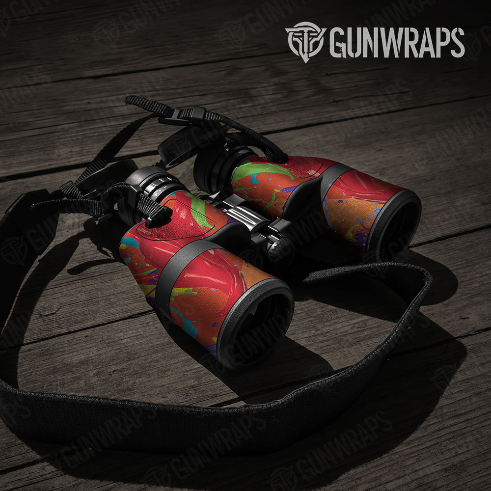 Paint Splatter Tomato Binocular Gear Skin Vinyl Wrap