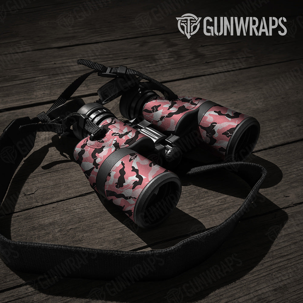 Ragged Pink Camo Binocular Gear Skin Vinyl Wrap