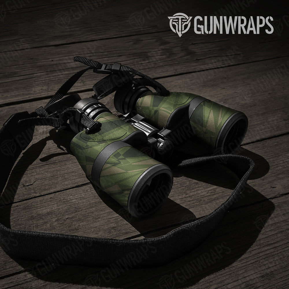 Sharp Army Green Camo Binocular Gear Skin Vinyl Wrap