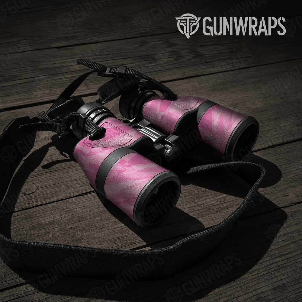 Sharp Elite Pink Camo Binocular Gear Skin Vinyl Wrap