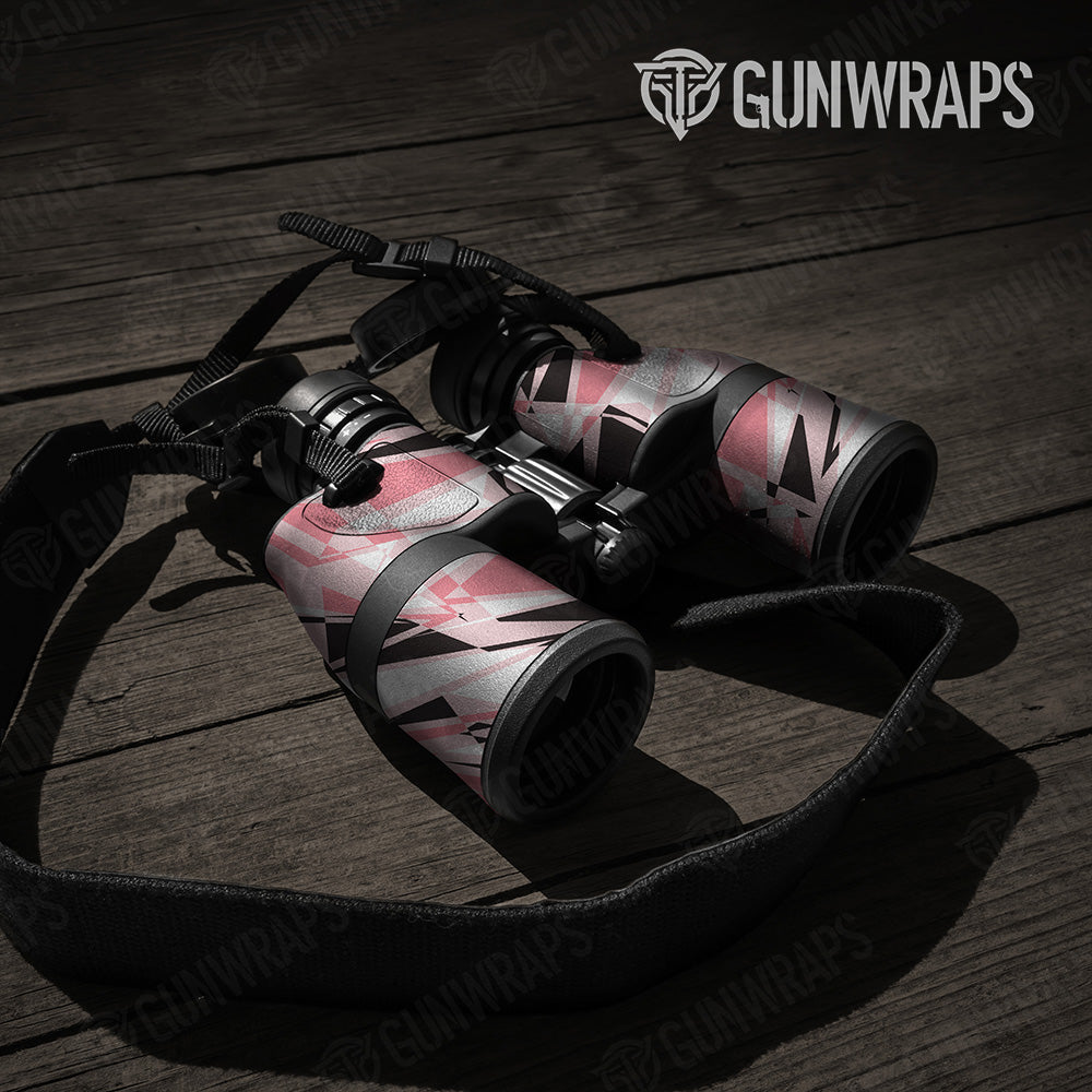Sharp Pink Camo Binocular Gear Skin Vinyl Wrap