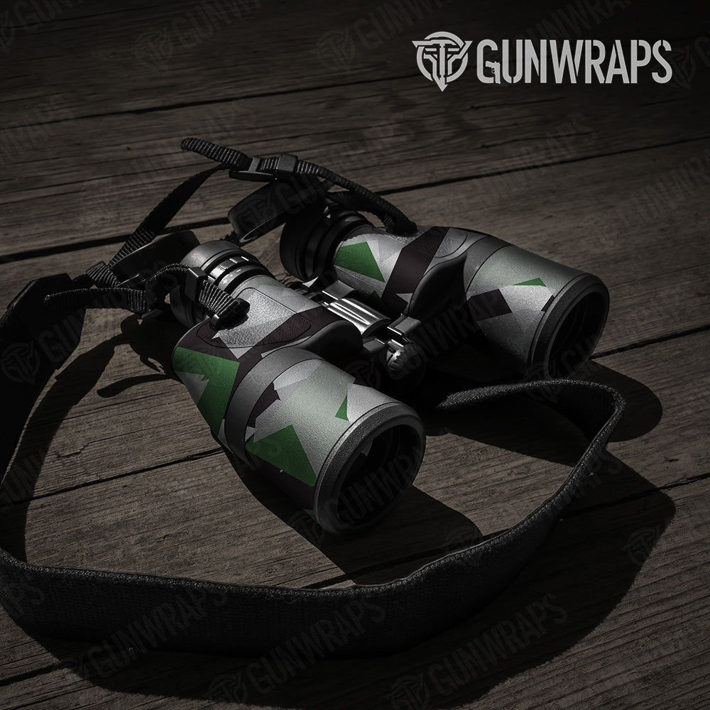Shattered Green Tiger Camo Binocular Gear Skin Vinyl Wrap