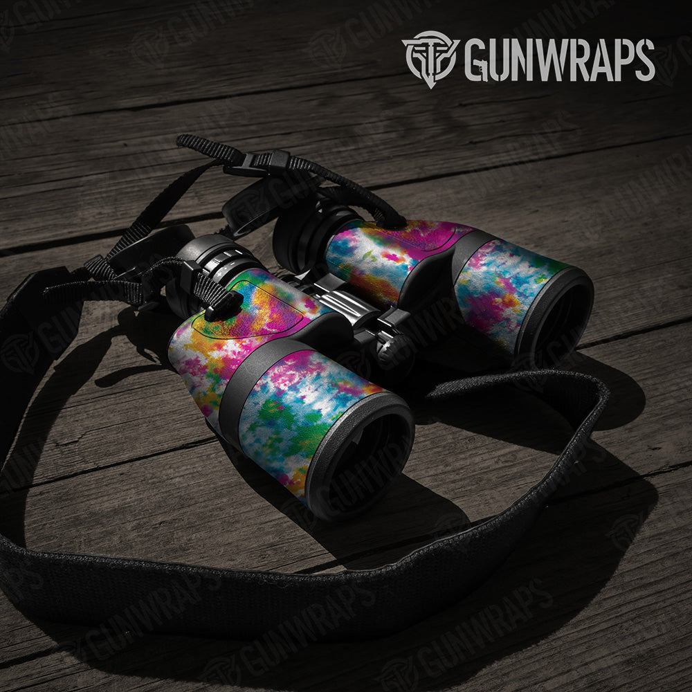 Tie Dye Clementine Kiss Binocular Gear Skin Vinyl Wrap