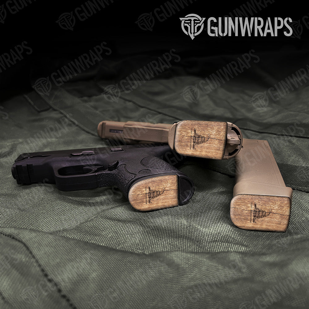 Exclusive Don't Tread On Me Pistol Mag Gun Skin Vinyl Wrap