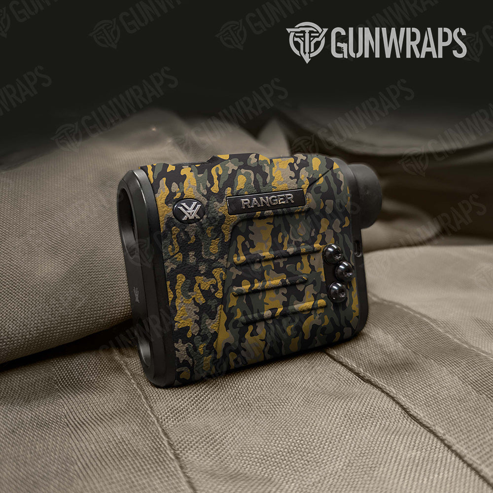 Classic Militant Yellow Camo Rangefinder Gear Skin Vinyl Wrap