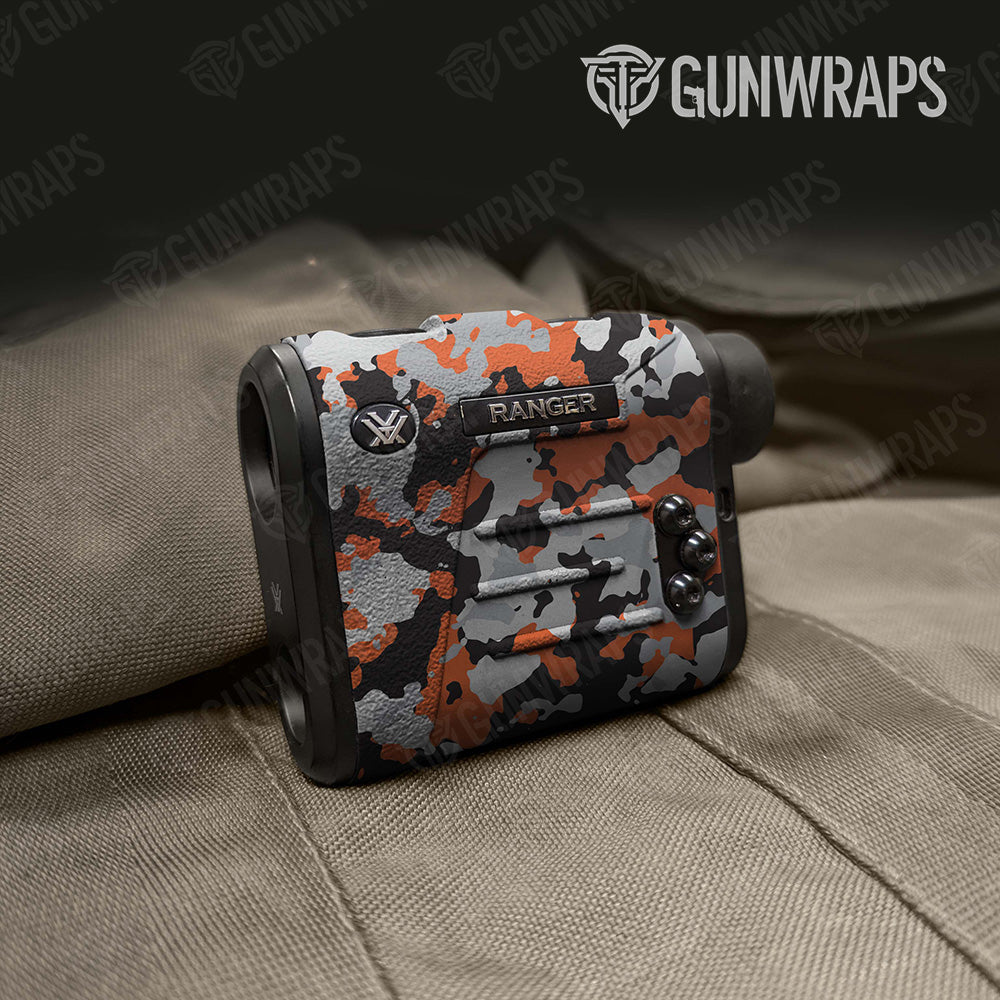 Cumulus Orange Tiger Camo Rangefinder Gear Skin Vinyl Wrap
