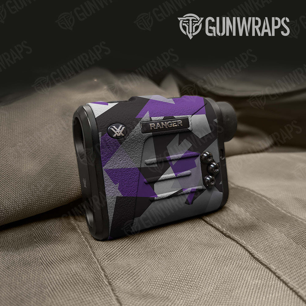 Shattered Purple Tiger Camo Rangefinder Gear Skin Vinyl Wrap