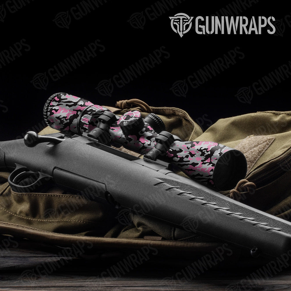 Classic Pink Tiger Camo Scope Gear Skin Vinyl Wrap