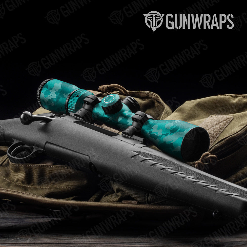 Cumulus Elite Tiffany Blue Camo Scope Gear Skin Vinyl Wrap