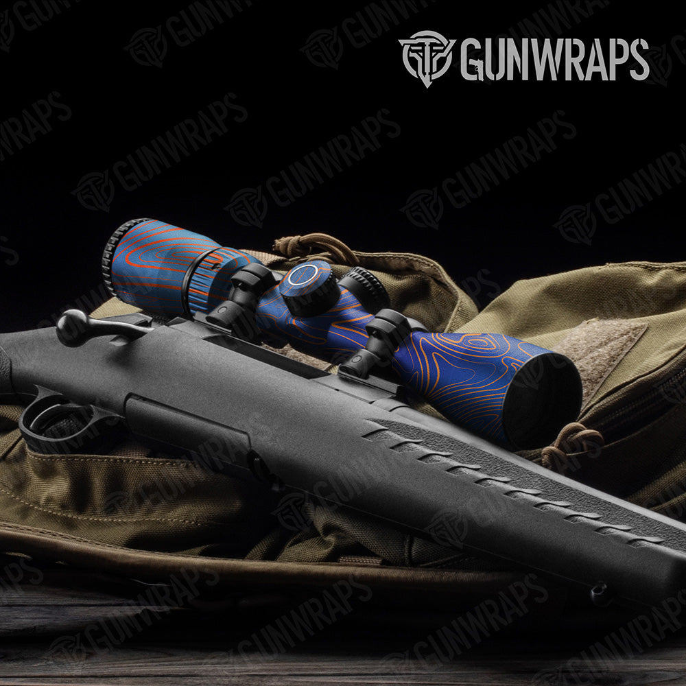 Damascus Fire & Ice Scope Gear Skin Vinyl Wrap