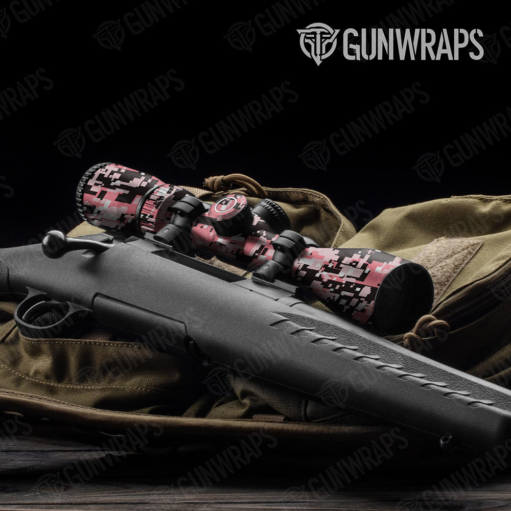 Digital Pink Camo Scope Gear Skin Vinyl Wrap