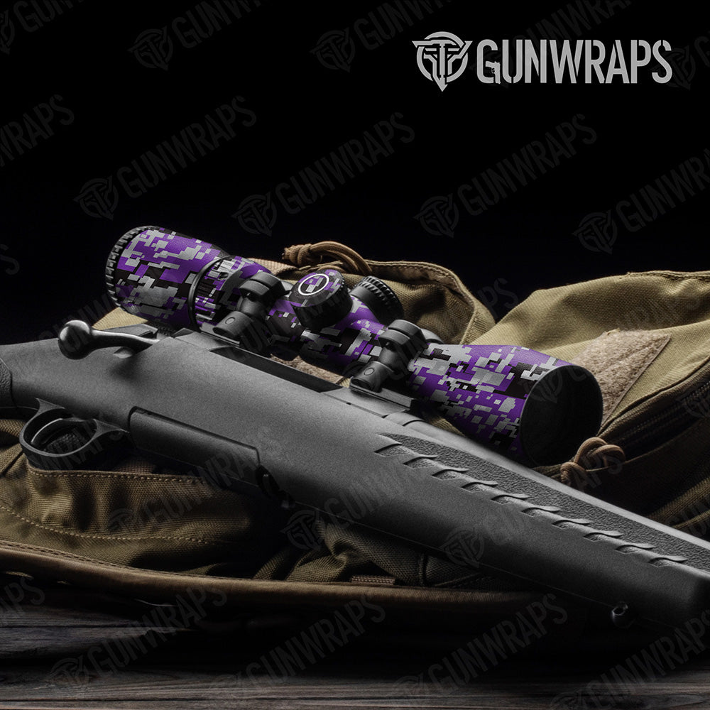 Digital Purple Tiger Camo Scope Gear Skin Vinyl Wrap