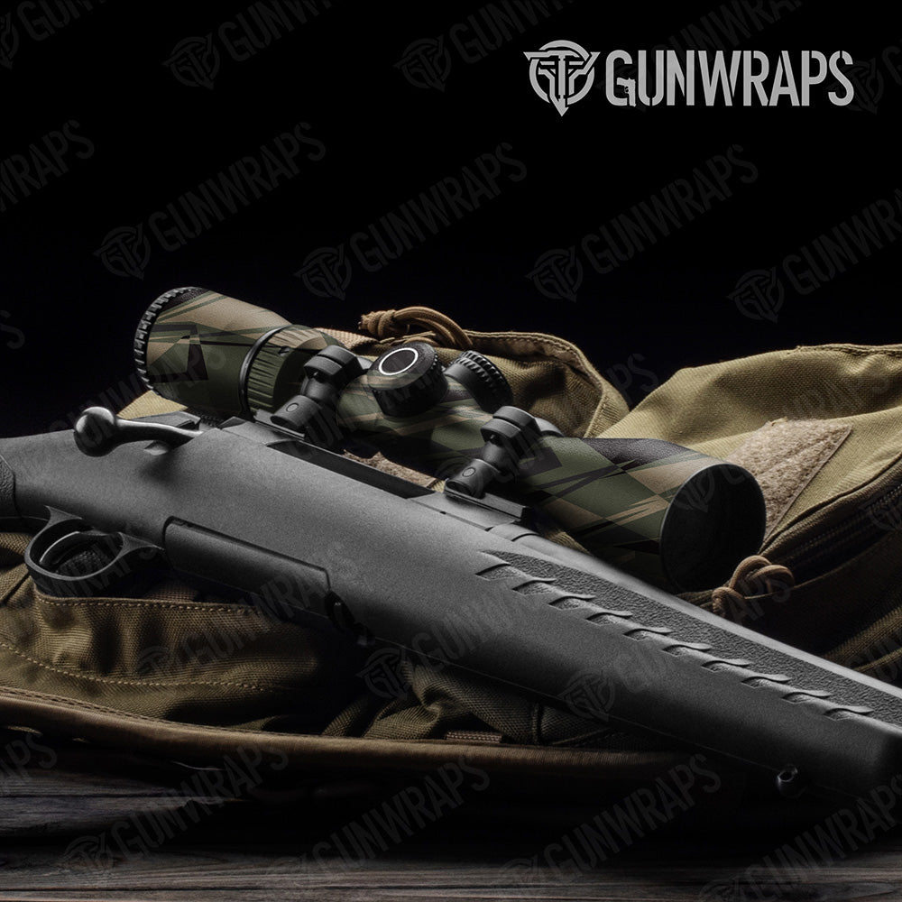 Sharp Militant Charcoal Camo Scope Gear Skin Vinyl Wrap