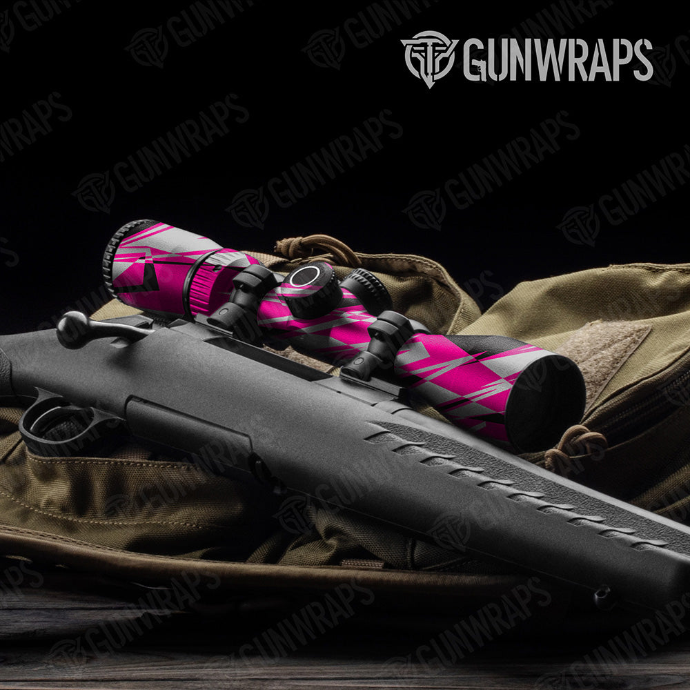 Sharp Magenta Tiger Camo Scope Gear Skin Vinyl Wrap