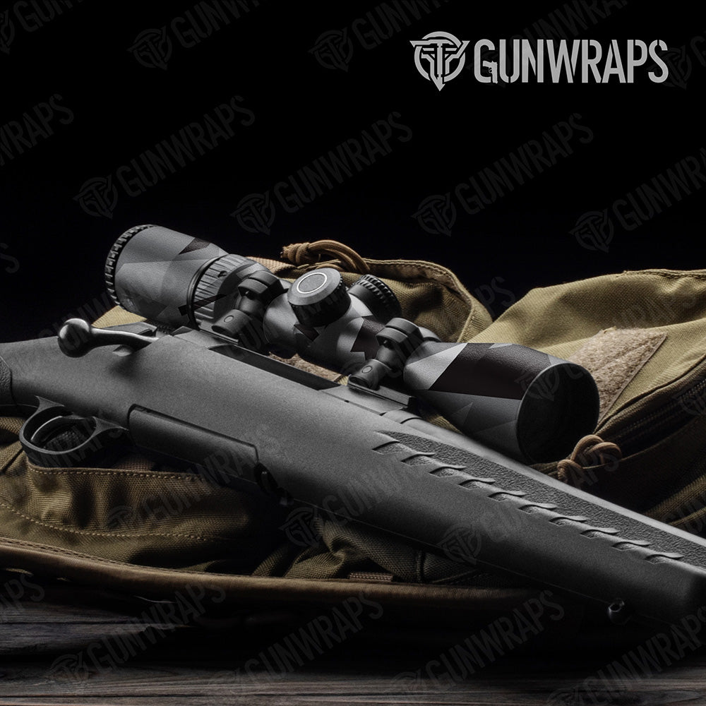 Shattered Urban Night Camo Scope Gear Skin Vinyl Wrap