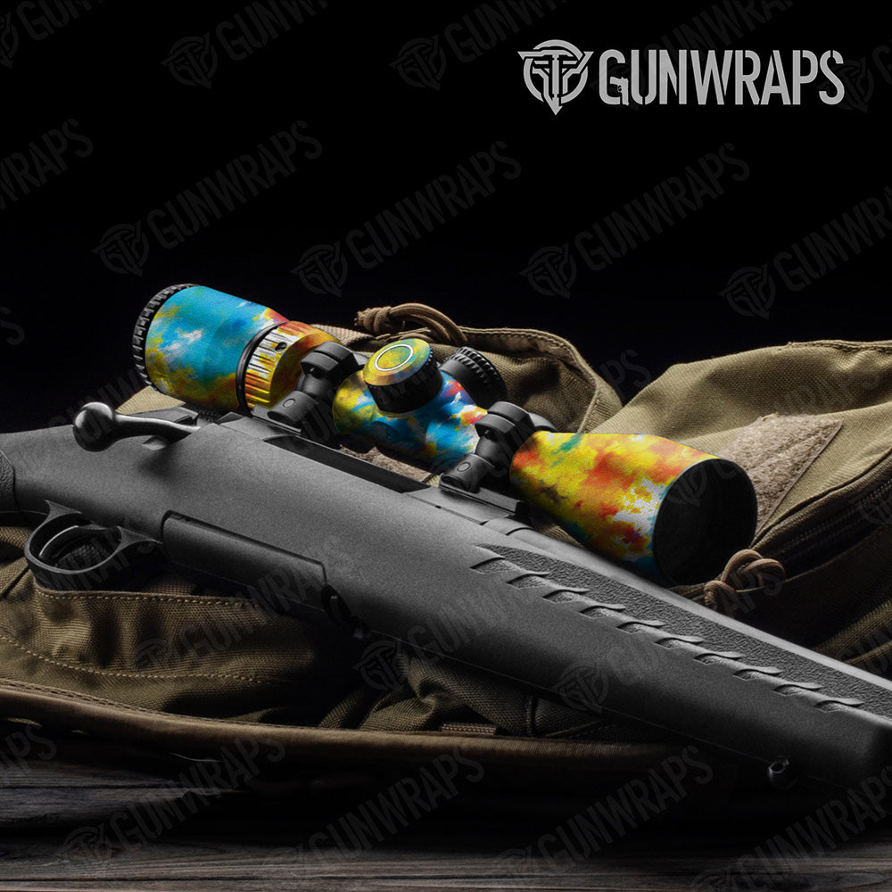 Tie Dye Coral Reef Scope Gear Skin Vinyl Wrap