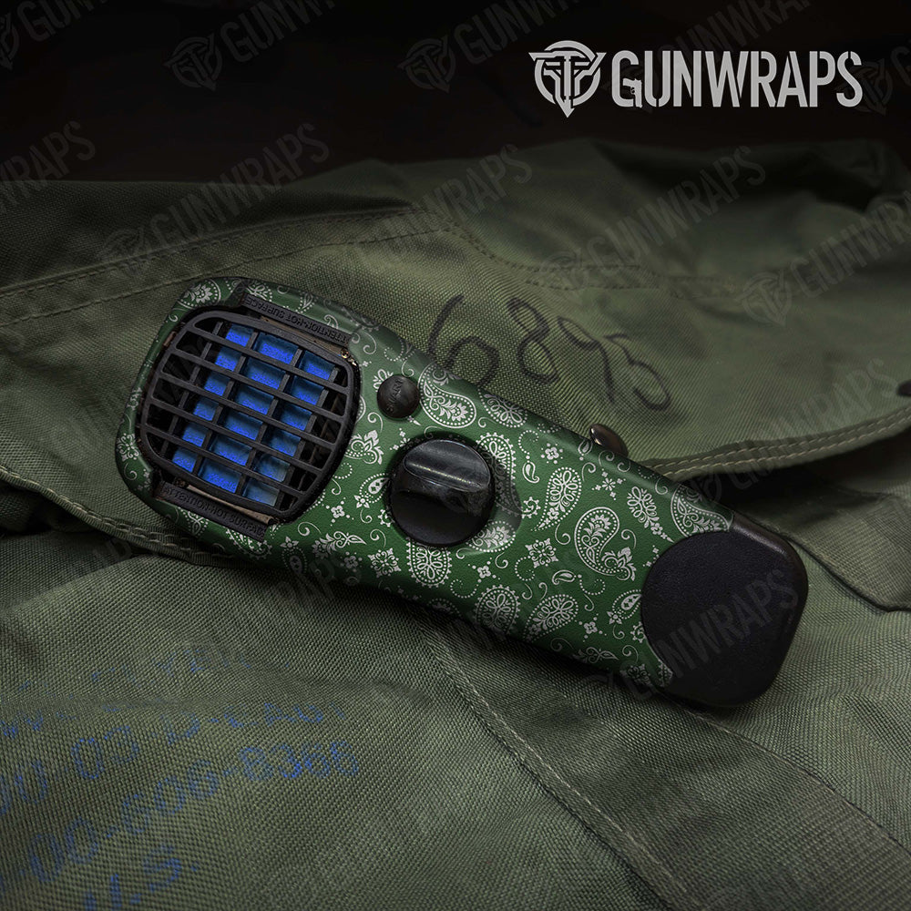 Bandana Green White Thermacell Gear Skin Vinyl Wrap