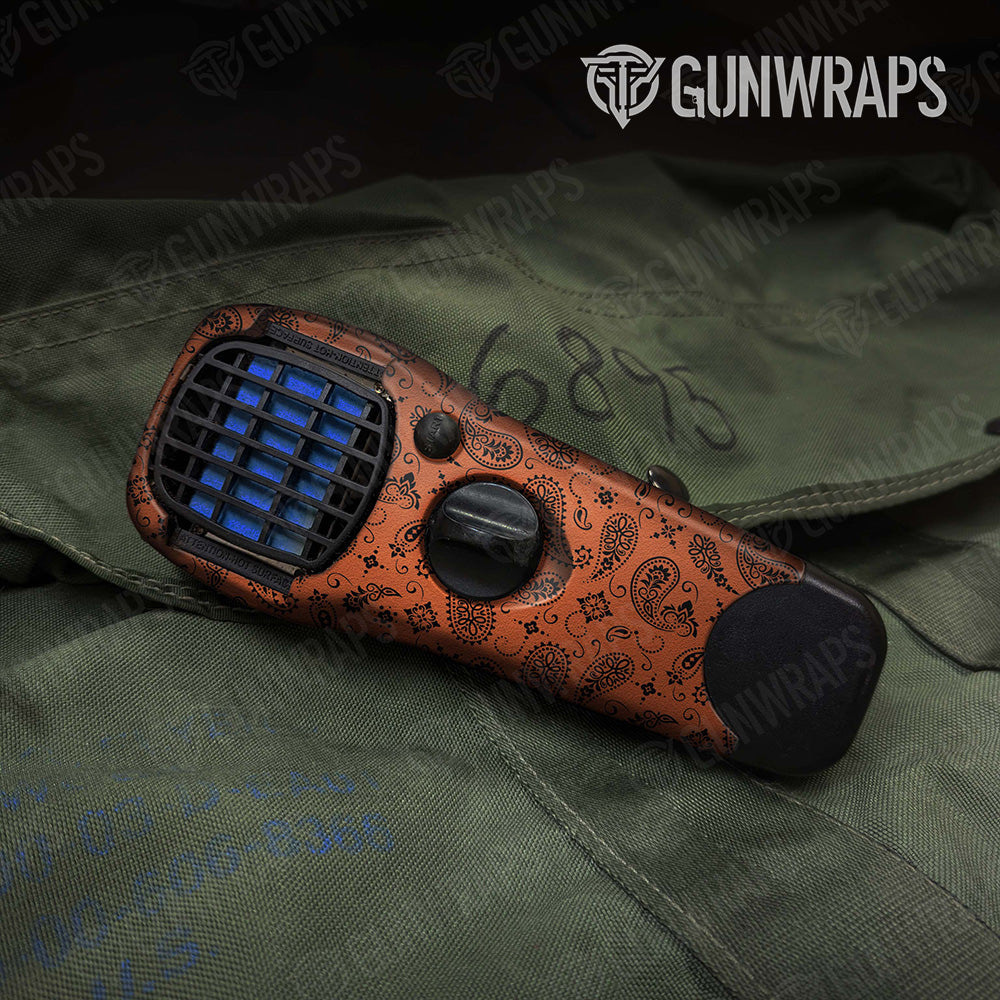 Bandana Orange Black Thermacell Gear Skin Vinyl Wrap