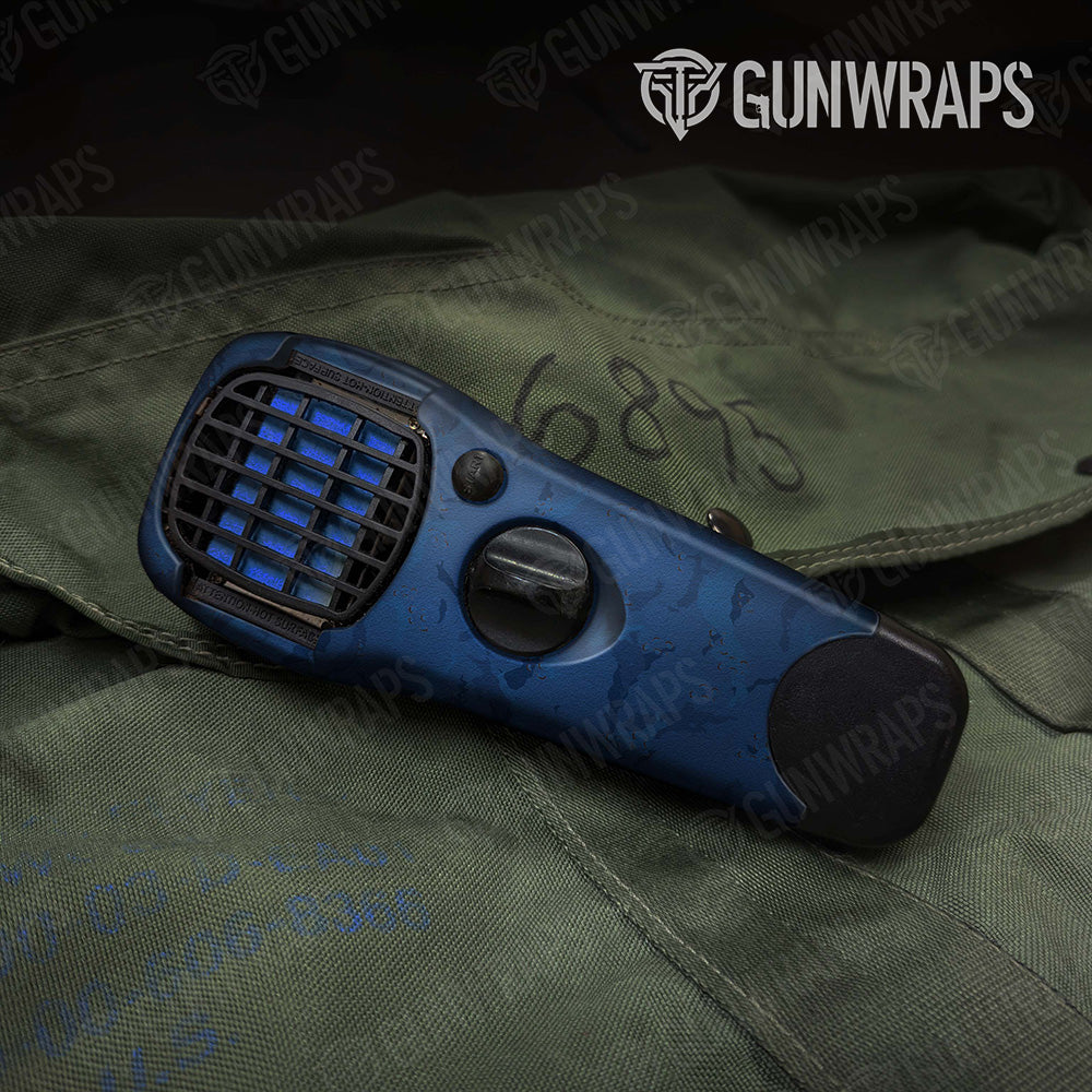 Battle Storm Elite Blue Camo Thermacell Gear Skin Vinyl Wrap