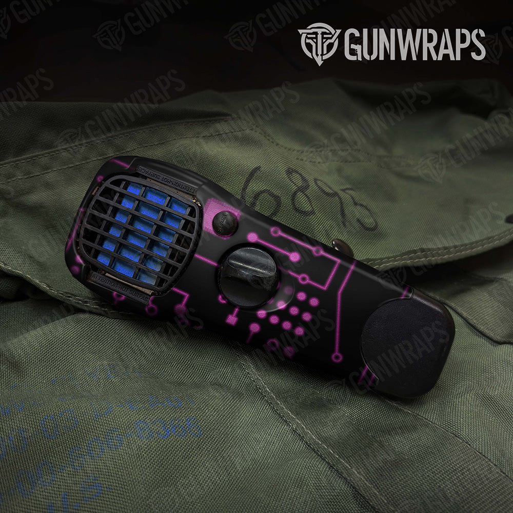 Circuit Board Magenta Thermacell Gear Skin Vinyl Wrap