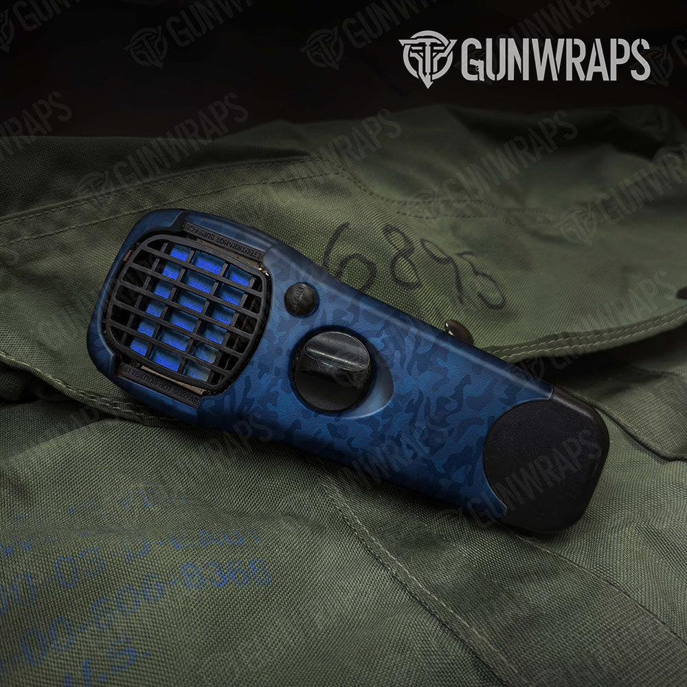 Classic Elite Blue Camo Thermacell Gear Skin Vinyl Wrap