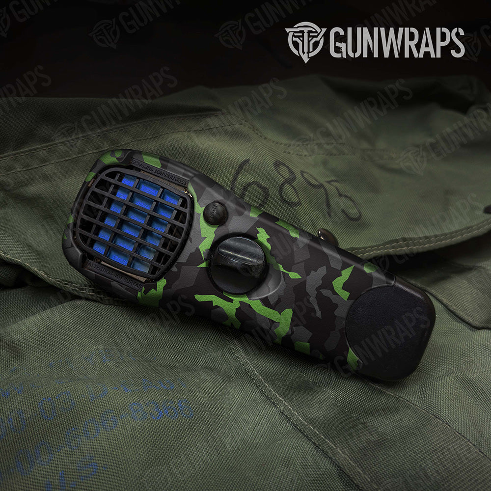 Erratic Metro Green Camo Thermacell Gear Skin Vinyl Wrap