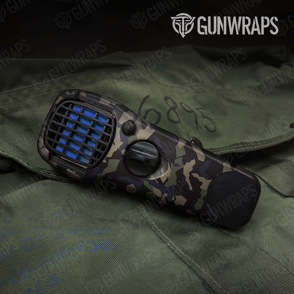 Erratic Militant Blue Camo Thermacell Gear Skin Vinyl Wrap