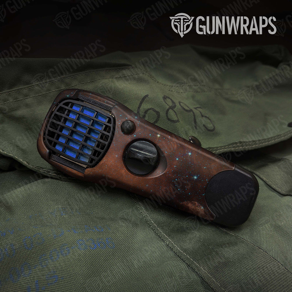 Galaxy Orange Nebula Thermacell Gear Skin Vinyl Wrap