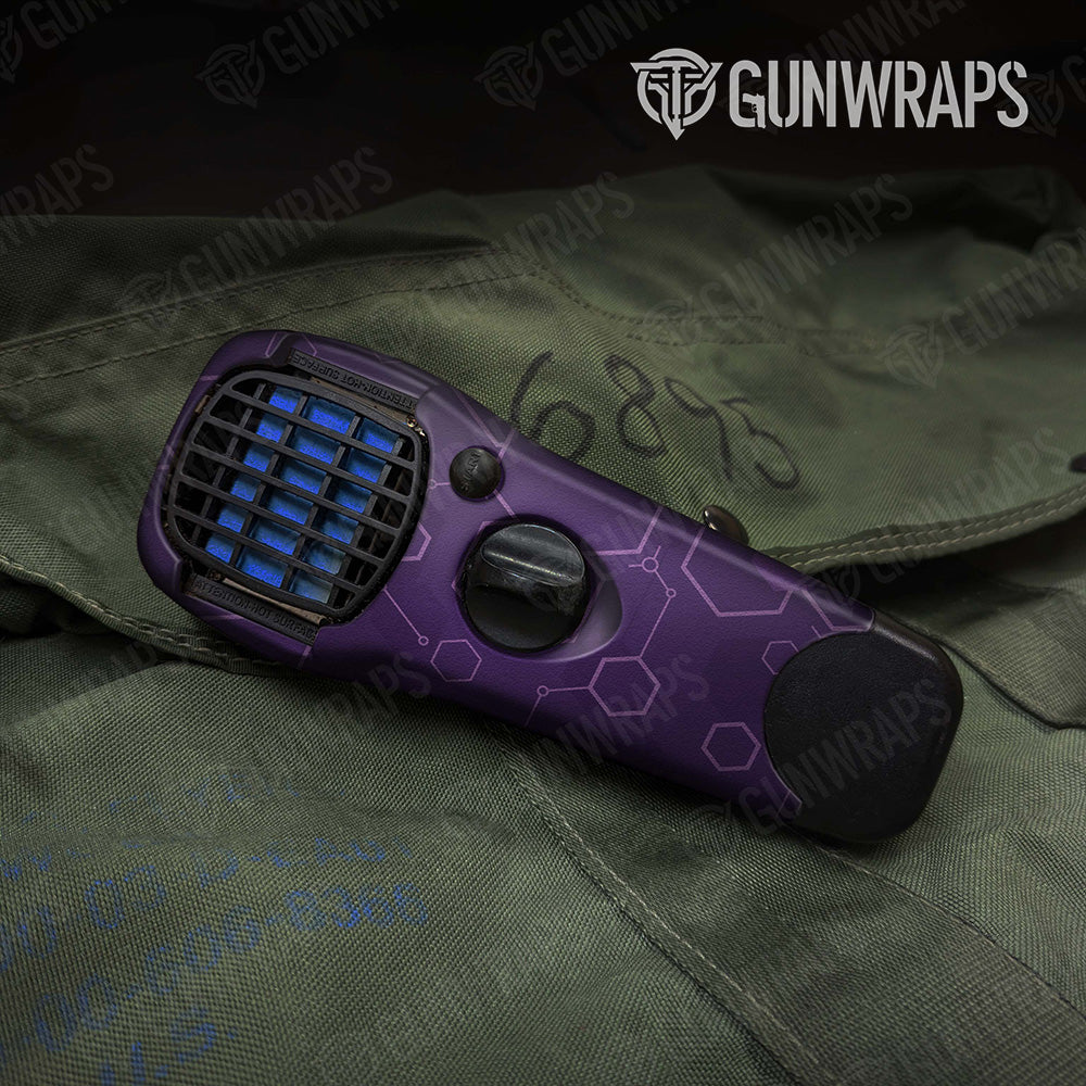 Hex DNA Elite Purple Thermacell Gear Skin Vinyl Wrap