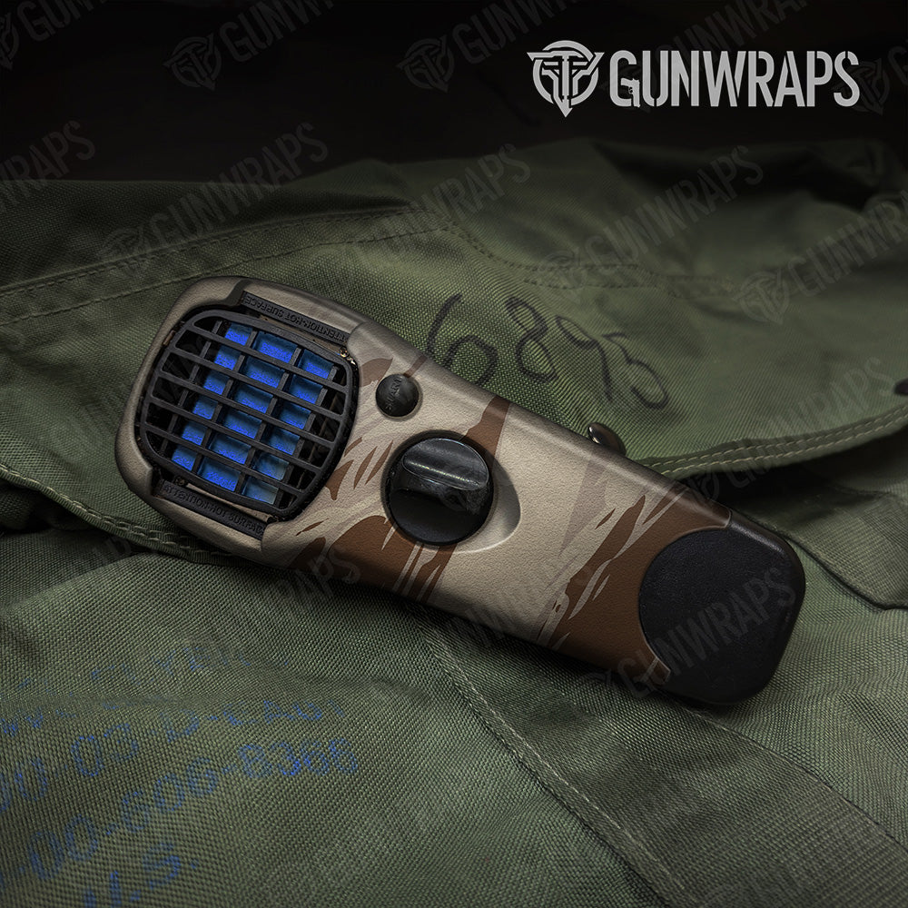Shredded Desert Camo Thermacell Gear Skin Vinyl Wrap