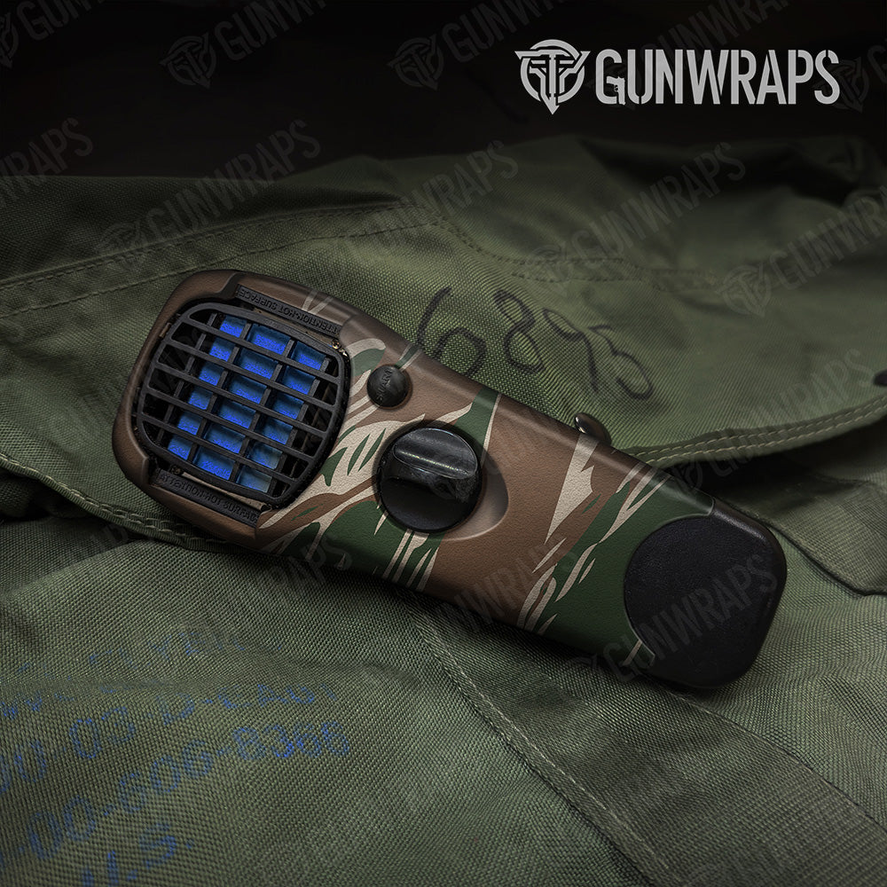 Shredded Woodland Camo Thermacell Gear Skin Vinyl Wrap