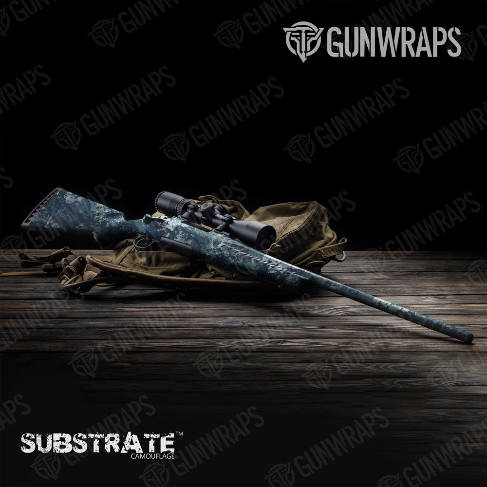 Rifle Substrate Saipan Camo Gun Skin Vinyl Wrap Film